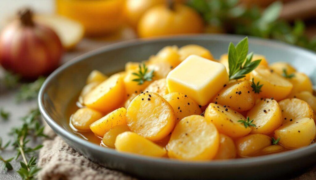 Pour changer des pommes de terre sautées, testez cette recette de pommes boulangères