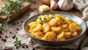 Pour changer des pommes de terre sautées, testez cette recette de pommes boulangères