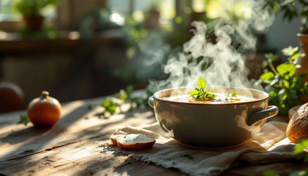 Vous cherchez une soupe réconfortante ? Essayez celle du chef Bernard Loiseau !