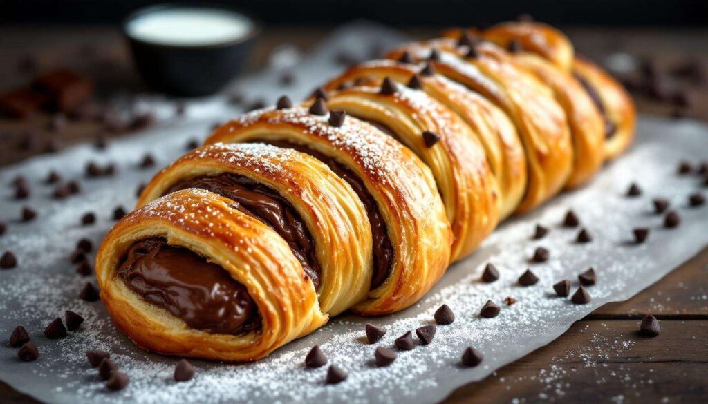 « Rapide, divine et prête en 20 minutes chrono » : la tresse feuilletée au chocolat qui emporte tous les suffrages !