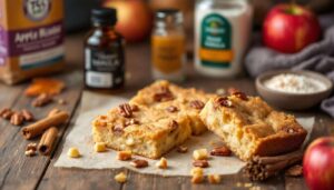 Rapide à préparer et vraiment pas cher, ce blondie aux pommes est peut être LE goûter de cet automne