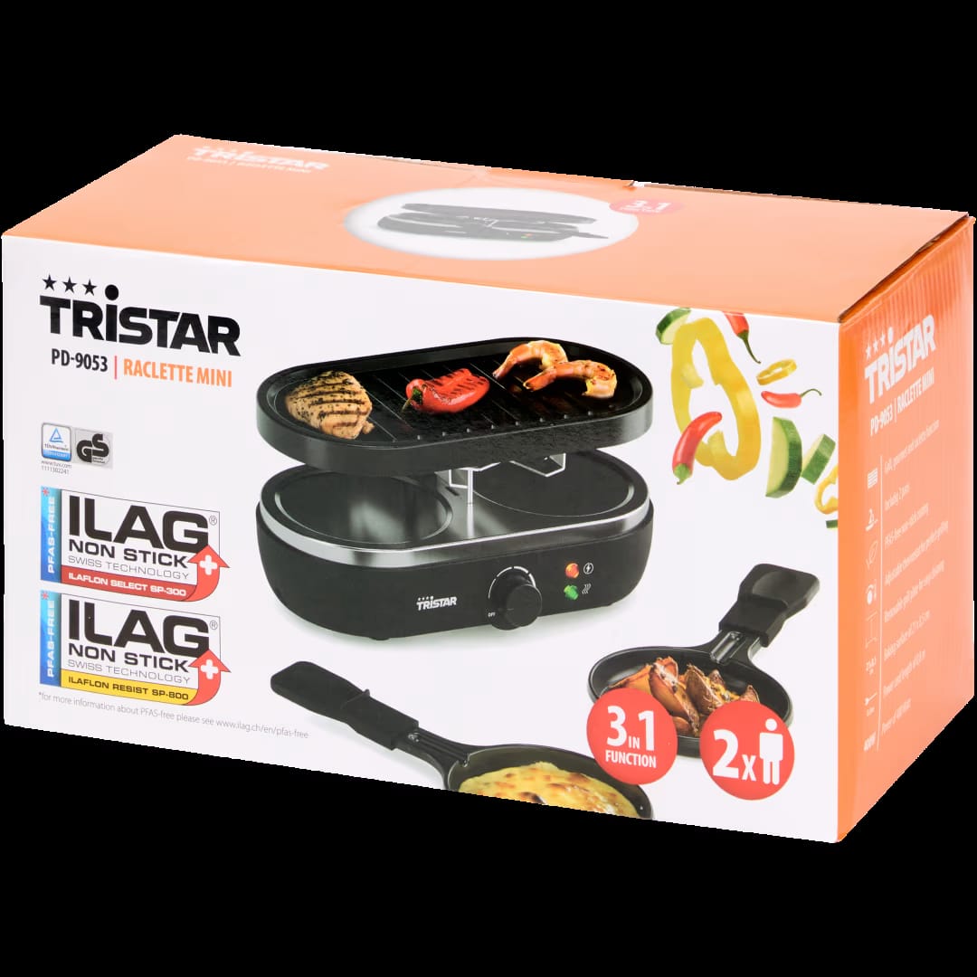 Le mini-appareil à raclette Tristar : le plaisir à prix mini