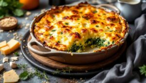 Le gratin a faire et refaire en novembre : potimarron et épinards !