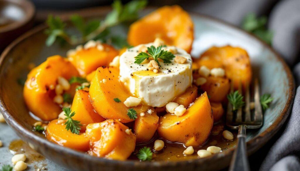 Pavés de butternut prêts en 5 minutes (et seulement 30 minutes de cuisson) : la recette gratinée au brie, noix et miel