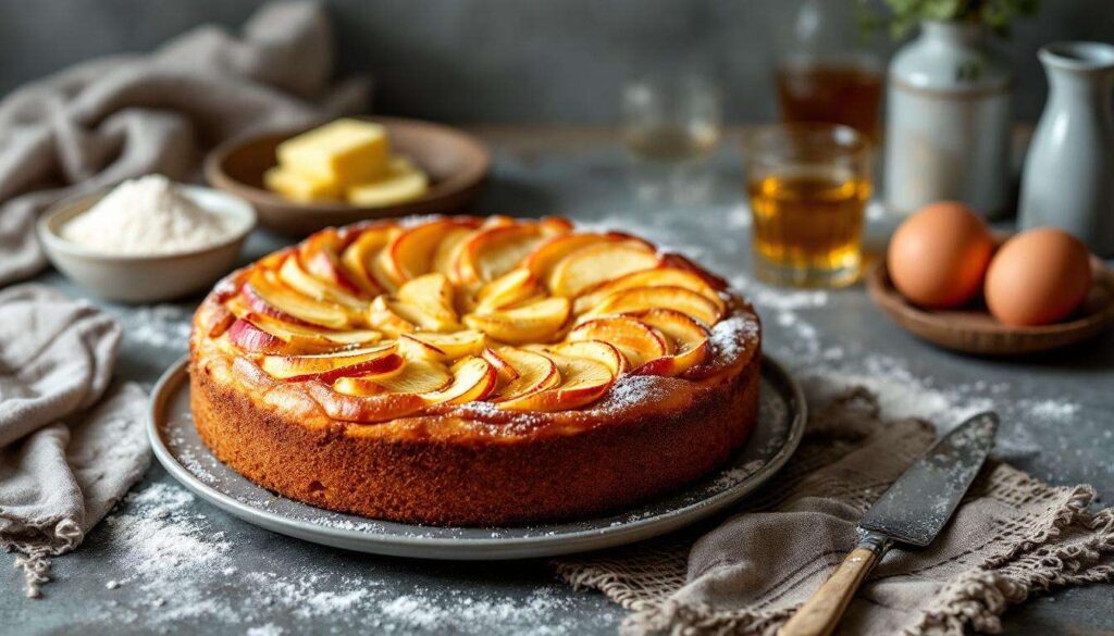 Son gâteau aux pommes « meilleur qu’une tarte » fait un carton : la recette de Julie Andrieu
