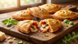recettes des chaussons façon pizza
