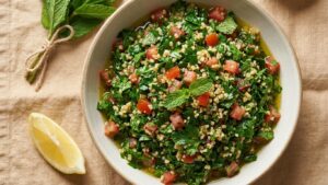 Taboulé libanais authentique : persil, menthe et la vraie recette